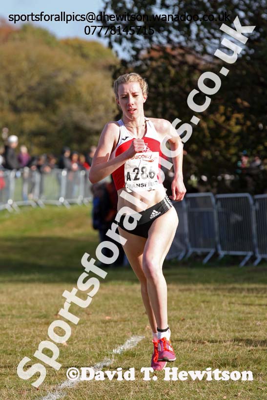 Junior women, 2016 National Cross Cpuntry Relays, Berry Hill Park, Mansfield. Photo: David T. Hewitson/Sports for All Pics
